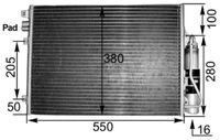 MAHLE Condensor, airconditioning (AC 303 000S)