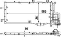 MAHLE Condensor, airconditioning (AC 336 000S)