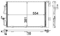 MAHLE Condensor, airconditioning (AC 377 001S)