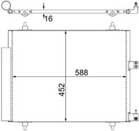 MAHLE Condensor, airconditioning (AC 515 000S)