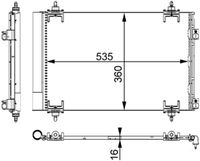 MAHLE Condensor, airconditioning (AC 667 000S)