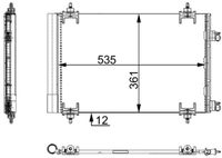 MAHLE Condensor, airconditioning (AC 668 000S)