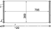 MAHLE Condensor, airconditioning (AC 689 000S)