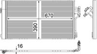 MAHLE Condensor, airconditioning (AC 761 000S)