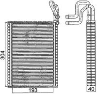 MAHLE Verdamper, airconditioning (AE 116 000S)