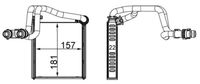 MAHLE Kachelradiateur, interieurverwarming (AH 252 000S)