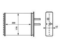 Kachelradiateur, interieurverwarming