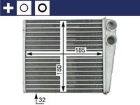 MAHLE Kachelradiateur, interieurverwarming (AH 208 000S)