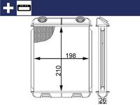 MAHLE Kachelradiateur, interieurverwarming (AH 21 000S)