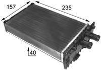 MAHLE Kachelradiateur, interieurverwarming (AH 48 000S)