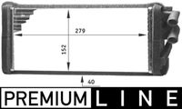 MAHLE Kachelradiateur, interieurverwarming (AH 98 000P)