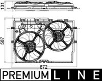 MAHLE Koelventilatorwiel (CFF 228 000P)