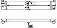 MAHLE Intercooler, inlaatluchtkoeler (CI 157 000S)