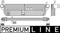 MAHLE Intercooler, inlaatluchtkoeler (CI 242 000P)