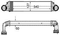 MAHLE Intercooler, inlaatluchtkoeler (CI 488 000S)