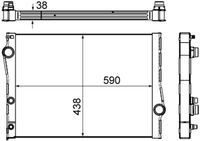 MAHLE Radiateur (CR 1049 000S)