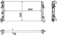 MAHLE Radiateur (CR 1096 000P)