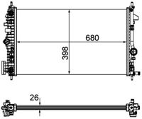 MAHLE Radiateur (CR 1103 000P)