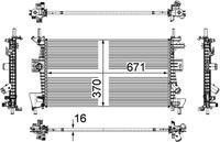 MAHLE Radiateur (CR 1727 000P)