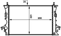 MAHLE Radiateur (CR 459 000S)