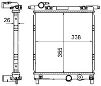 MAHLE Radiateur (CR 831 000S)