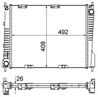 MAHLE Radiateur (CR 841 000S)