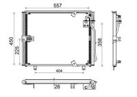 MAHLE Condensor, airconditioning (AC 148 000S)