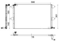 MAHLE Condensor, airconditioning (AC 171 001S)