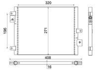 MAHLE Condensor, airconditioning (AC 354 000S)