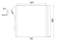 MAHLE Condensor, airconditioning (AC 451 000S)