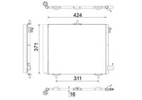 MAHLE Condensor, airconditioning (AC 460 000S)