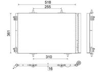 MAHLE Condensor, airconditioning (AC 466 000S)