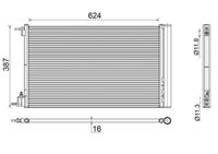 MAHLE Condensor, airconditioning (AC 552 000S)