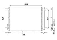 MAHLE Condensor, airconditioning (AC 772 000S)