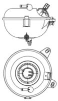 MAHLE Expansietank, koelvloeistof (CRT 21 000S)