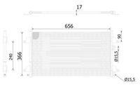 MAHLE Condensor, airconditioning (AC 366 000S)