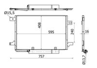 MAHLE Condensor, airconditioning (AC 369 000S)