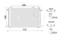 MAHLE Condensor, airconditioning (AC 786 000S)