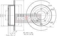 MAXGEAR Remschijf (19-2389)