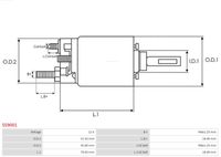 Magneetschakelaar, startmotor